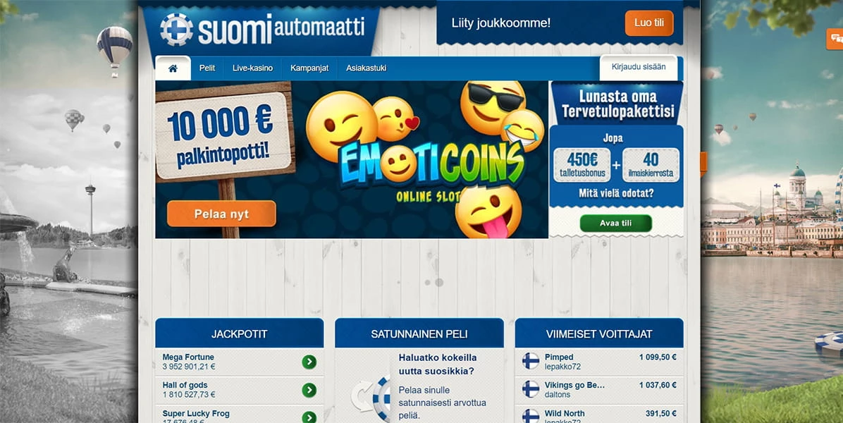 Suomiautomaatti - Voita 10 000e